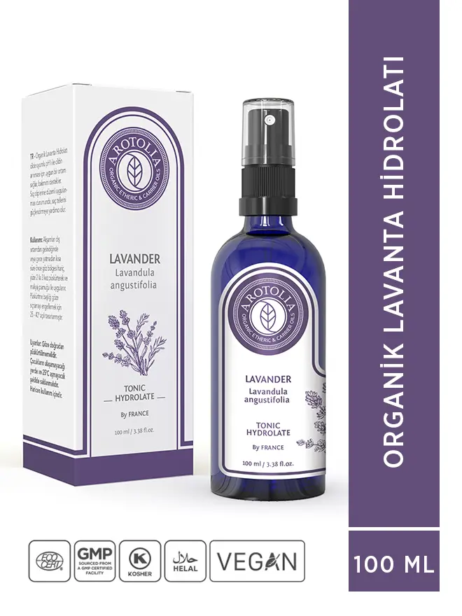 Organik Lavanta Hidrolatı 100 ml - LAVANDER