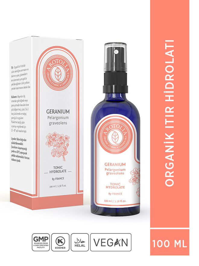 Organik Itır Hidrolatı 100 ml - GERANIUM