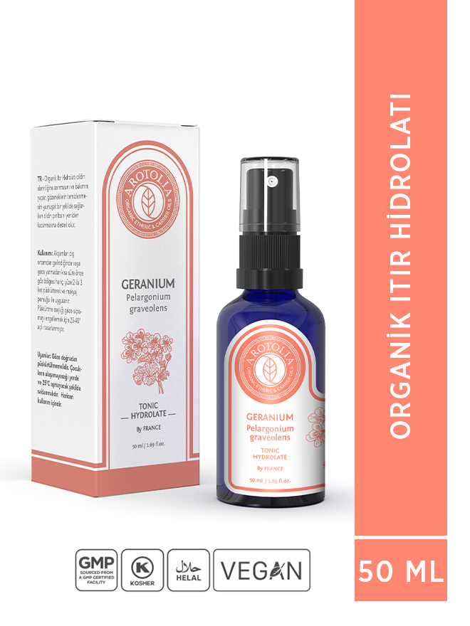 Organik Itır Hidrolatı 50 ml - GERANIUM