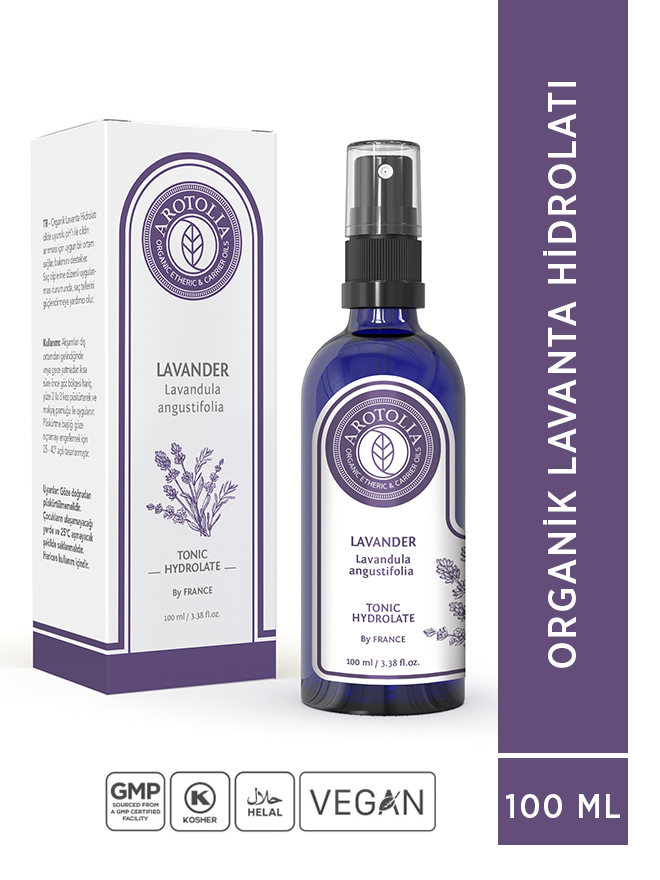 Organik Lavanta Hidrolatı 100 ml - LAVANDER
