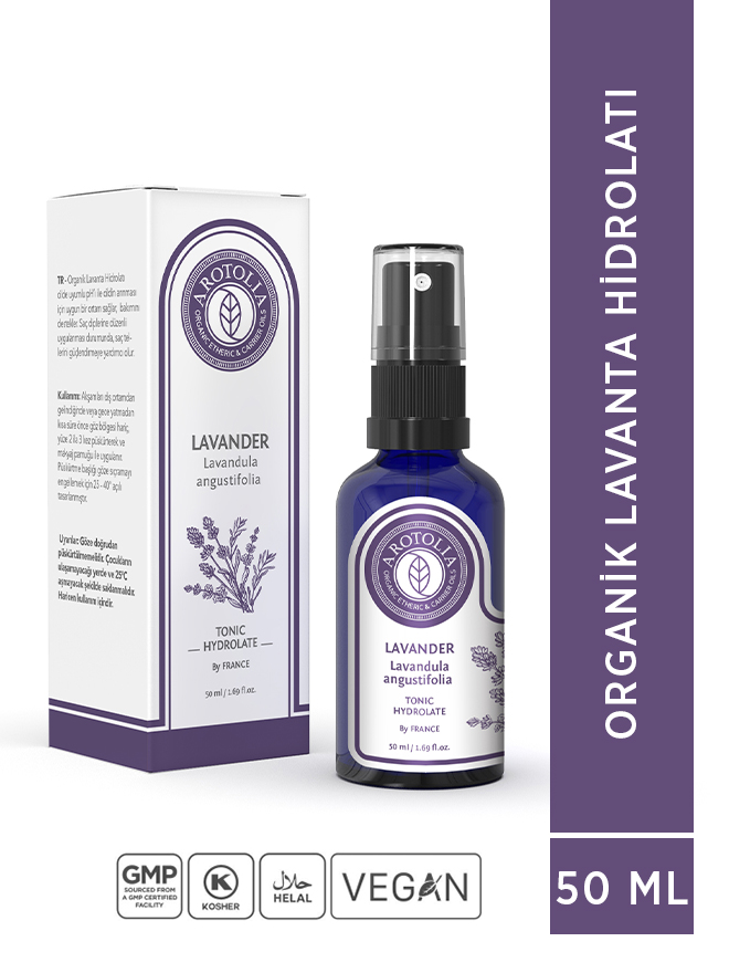Organik Lavanta Hidrolatı 50 ml - LAVANDER