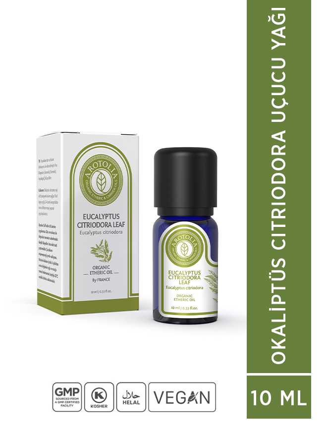 Okaliptüs Citriodora Uçucu Yağı 10 ml - EUCALYPTUS CITRIODORA LEAF