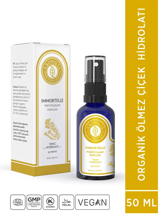 Organik Ölmezçiçek Hidrolatı 50 ml - IMMORTELLE