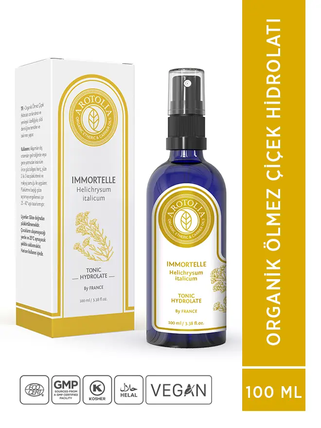 Organik Ölmezçiçek Hidrolatı 100 ml - IMMORTELLE